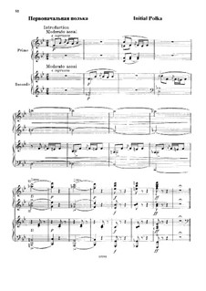 Initial Polka for Piano Four Hands: Initial Polka for Piano Four Hands by Mikhail Glinka