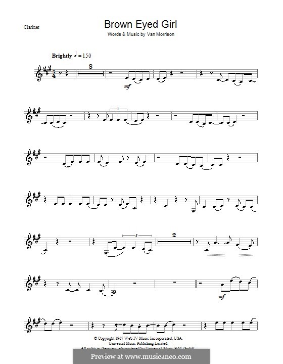 Instrumental version: para clarinete by Van Morrison