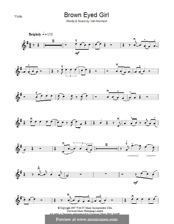 Instrumental version: para violino by Van Morrison