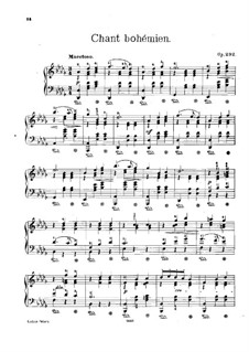 Chant bohémien, Op.292: Para Piano by Charles Mayer