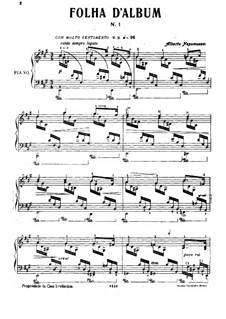 Folha d'Album: Folha d'Album by Alberto Nepomuceno