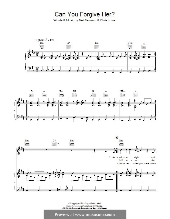 Can You Forgive Her? (The Pet Shop Boys) Por C. Lowe, N. Tennant.