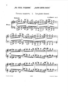 Dans leur pays, Op.27: Dans leur pays by Vladimir Ivanovich Rebikov