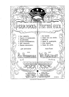 Parmi eux, Op.35: Para Piano by Vladimir Ivanovich Rebikov