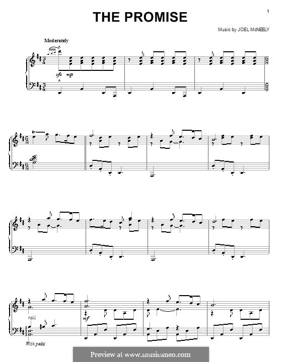 The Promise (from Pooh's Heffalump Movie): Para vocais e piano (ou Guitarra) by Joel McNeely