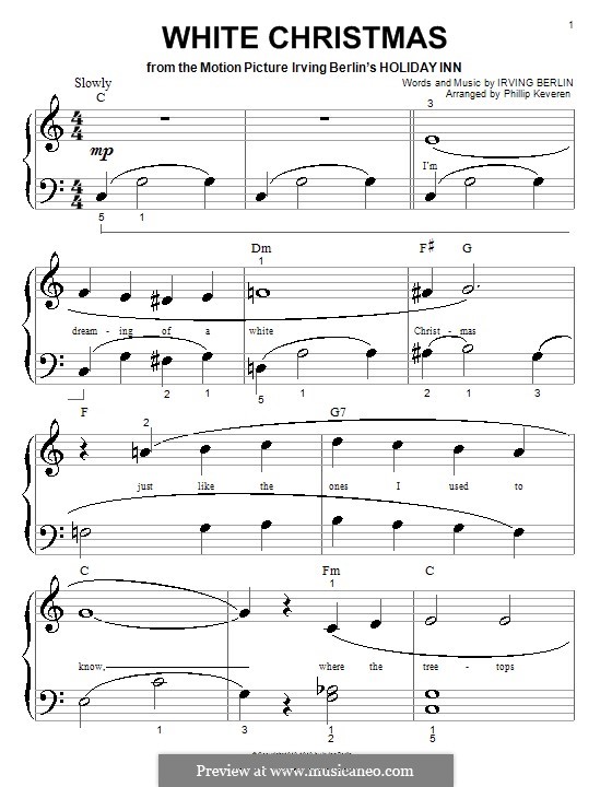 Piano version: versão muito facil by Irving Berlin