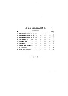 Nine Church Pieces, TH 78: para coral e piano by Pyotr Tchaikovsky