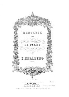 Lullaby: canção de ninar by Sigismond Thalberg
