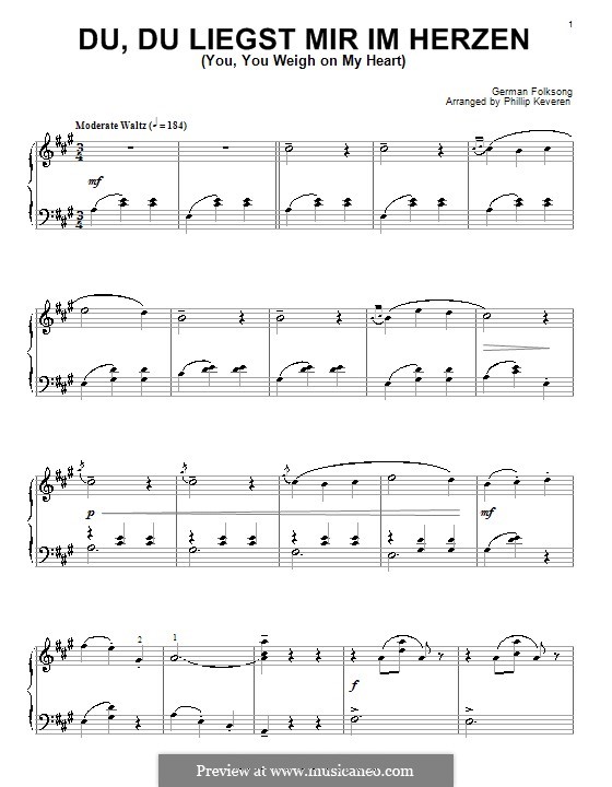 Am I Not Fondly Thine Own: Para Piano by folklore