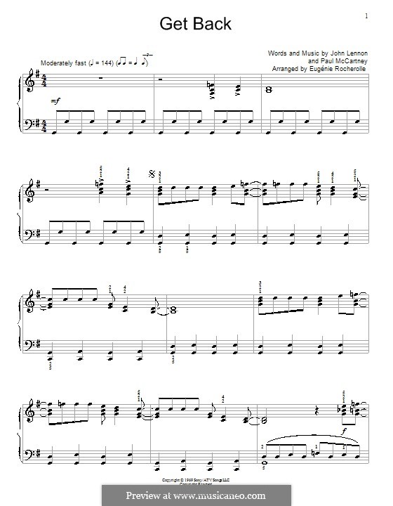 Instrumental version: Para Piano by John Lennon, Paul McCartney