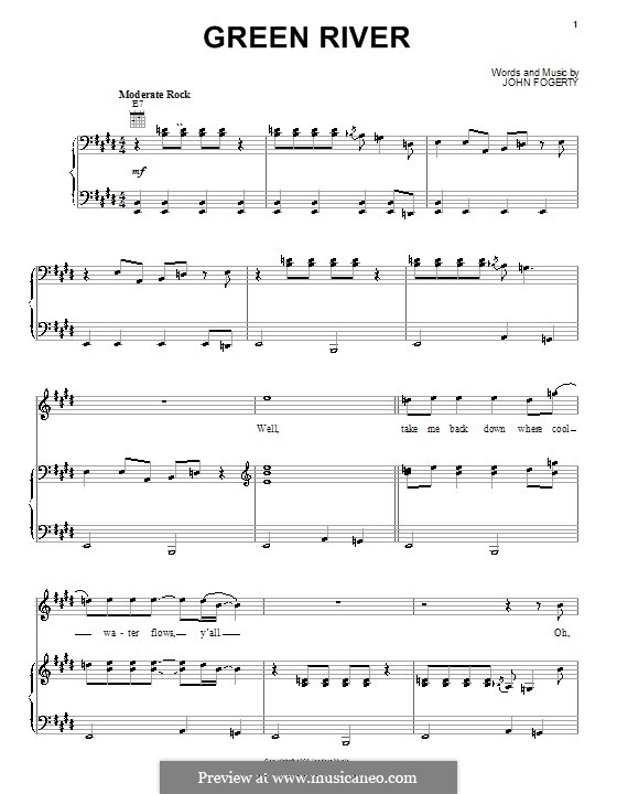 Green River Creedence Clearwater Revival Por J C Fogerty Em Musicaneo
