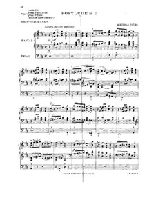 Postlude in D Major: Postlude in D Major by Berthold Tours
