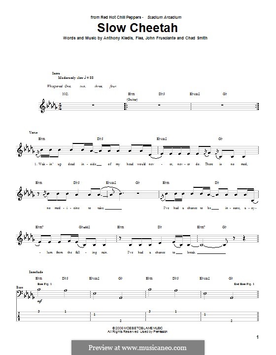 Red hot peppers аккорды. Red hot Chili Peppers Bass Tab. RHCP Otherside Bass. Slow Cheetah Red hot Chili Ноты вокал. Red hot Chili Peppers Ноты i could die for you для фортепиано.