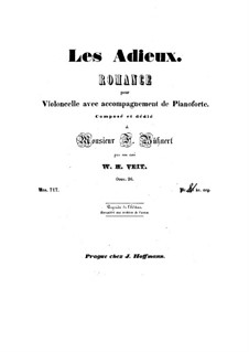 Les Adieux, Op.26: Les Adieux by Václav Veit
