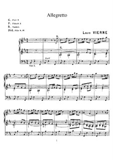 Allegretto: Allegretto by Louis Vierne
