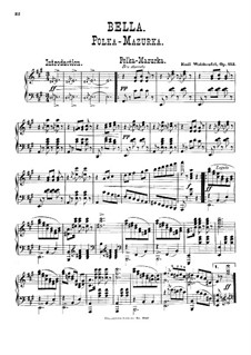 Bella, Op.113: Para Piano by Émile Waldteufel