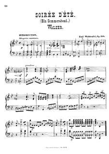 Summer Evening, Op.188: Summer Evening by Émile Waldteufel