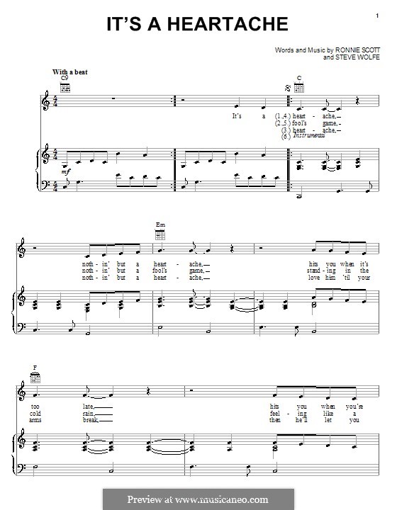 Bonnie Tyler - It's A Heartache - Cifra Club PDF