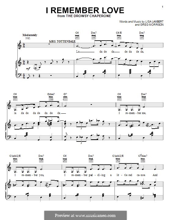 I Remember Love: Para vocais e piano (ou Guitarra) by Greg Morrison
