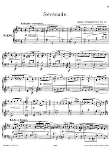 Serenade, Op.51: serenata by Ignacy Krzyżanowski
