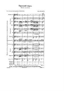 Rondo alla turca: para orquetra by Wolfgang Amadeus Mozart