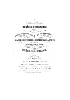 Transcription on Cavatine from 'Robert le Diable' by Meyerbeer: Transcription on Cavatine from 'Robert le Diable' by Meyerbeer by Theodor Kullak