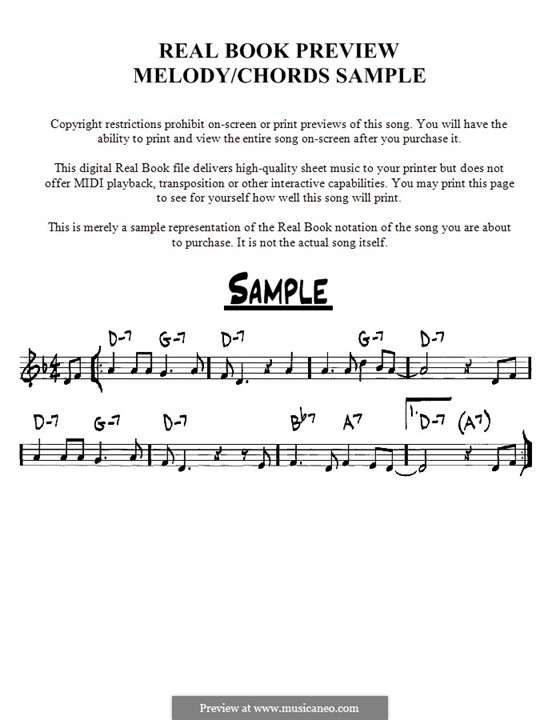 Vocal version: melodia e acordes - Instrumentos Eb by Richard Rodgers