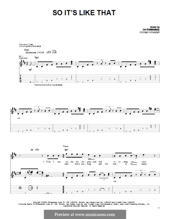 So, It's Like That: Para guitarra com guia by Joe Bonamassa