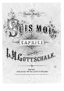 Suis moi, Op.45: Para Piano by Louis Moreau Gottschalk