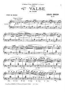 Valse No.4, Op.35: Valse No.4 by Louis Gregh