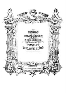 Le maçon: Partitura Piano-vocal by Daniel Auber