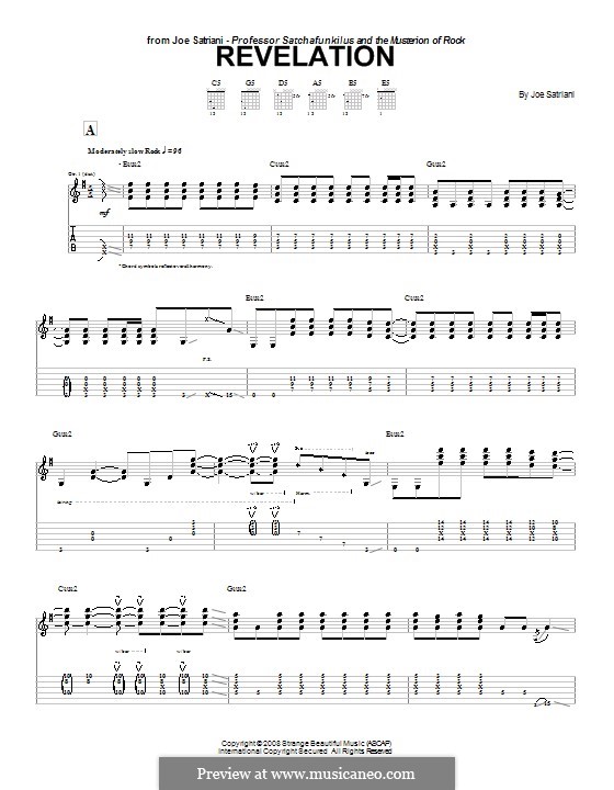 Revalation: Para guitarra com guia by Joe Satriani