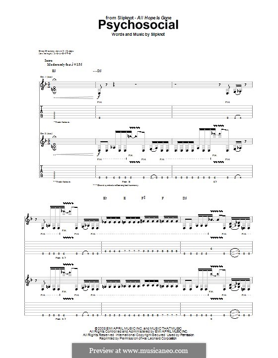 Psychosocial (Slipknot): Para guitarra com guia by Corey Taylor, M. Shawn Crahan, Nathan Jordison, Paul Gray