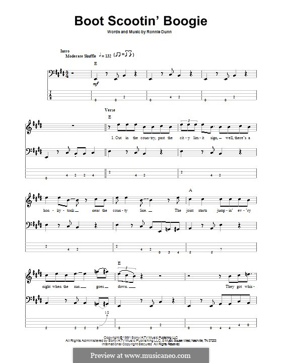 Boot Scootin' Boogie (Brooks & Dunn): para baixo com guia by Ronnie Dunn