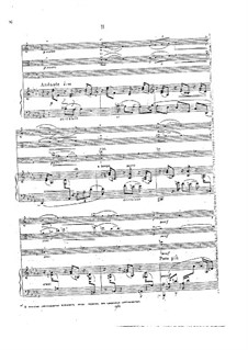 Piano Quartet in A Minor, Op.31: Movimento II. Partitura completa by Georgy Catoire