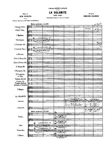 La Sulamite: partitura completa by Emmanuel Chabrier