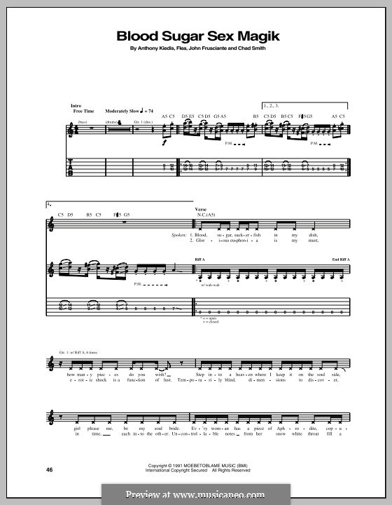 Blood Sugar Sex Magik (Red Hot Chili Peppers): Para guitarra com guia by Flea, Anthony Kiedis, Chad Smith, John Frusciante