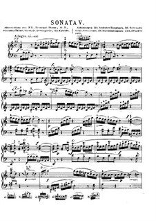 Sonata for Piano No.1 in C Major, K.279: para dedilhado by Wolfgang Amadeus Mozart