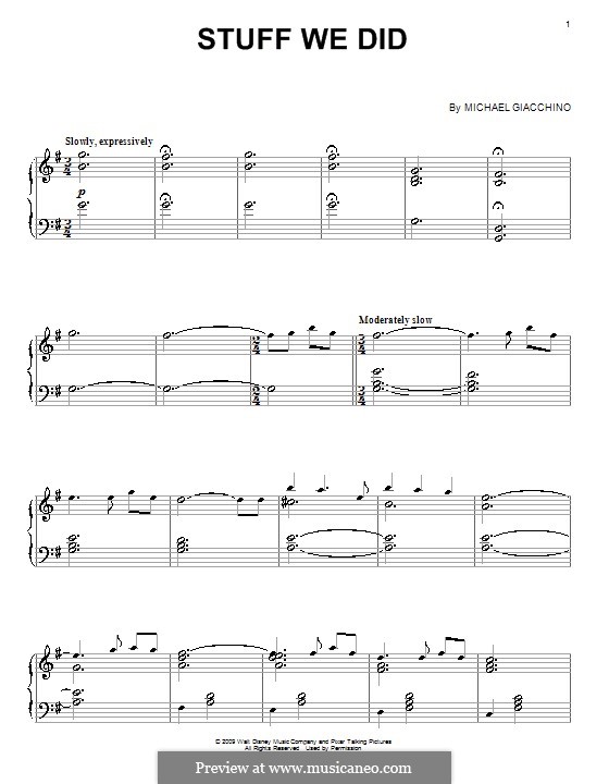 Stuff We Did: Para Piano by Michael Giacchino