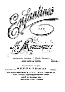 The Nursery: set completo by Modest Mussorgsky