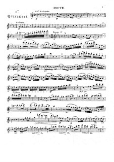 Woodwind Quintet in C Major, Op.91 No.1: Partes by Anton Reicha