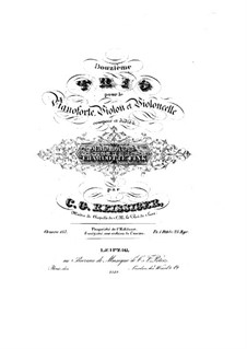 Piano Trio No.12, Op.137: Piano Trio No.12 by Carl Gottlieb Reissiger