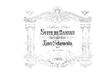 Dance Suite for Piano Four Hands, Op.41: Dance Suite for Piano Four Hands by Xaver Scharwenka