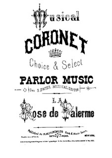 La Rose de Palerme. Polka brillante, Op.232: La Rose de Palerme. Polka brillante by Camille Schubert