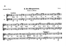 Der Morgenstern (The Morning Star), D.203: Der Morgenstern (The Morning Star) by Franz Schubert