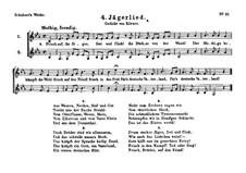 Hunter's Song, D.204: Hunter's Song by Franz Schubert
