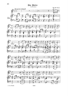 Three Poems, Op.119: set completo by Robert Schumann