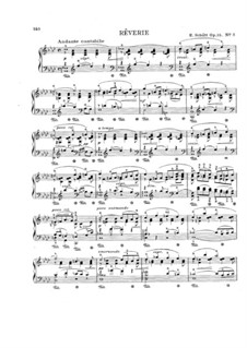 Rêverie, Op.34 No.5: Rêverie by Eduard Schütt