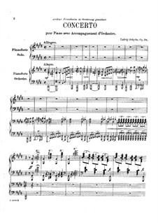 Piano Concerto, Op.28: Arranjo para dois pianos by Ludvig Schytte