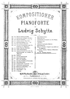 Poetic Etudes, Op.40: Poetic Etudes by Ludvig Schytte